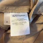 Reformation Women Sz 0 Wide Leg Mason Pants Khaki Career Office Closet Staple Photo 5