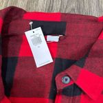 Old Navy New Red Plaid Flannel Pullover Top Photo 3