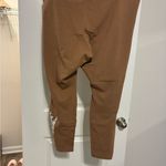 Nike  Tan Leggings with White Logo Photo 1