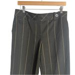 Ann Taylor  LOFT Brown Tan Pinstripe Wide Leg Dress Trouser Pants Size 8 Photo 1