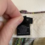 J.Crew 🌞 Black/Yellow/Lilac/Turquoise Paisley Print Cafe Capri’s A Photo 2