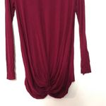 Old Navy  Maternity Top wine red medium Photo 3