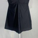 Athena Cabana Macrame Black Racerback Tankini Swim Top Size 6 Photo 2