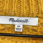 Madewell Windemere Pointelle Pullover Sweater Gold size XS Photo 7