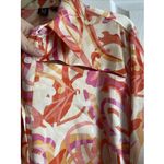 Milano Woman 2X Silky Satin Button Front top Pink Size XXL Photo 5