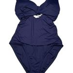 La Blanca  Island Goddess Keyhole One-Piece Swimsuit Size 4 Tummy Control Photo 0