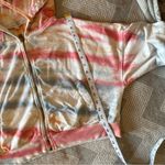 Young Fabulous and Broke  Cropped Oversized Tie Dye Hoodie Jacket Large Photo 6