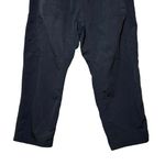 LIONESS NWT Women’s Relaxed Fit Crop Nylon Pants Black Size Small Photo 3