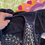 Shoreline  Black print with embroidery one size fits most dress or swim coverup Photo 4