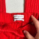 Urban Outfitters White Uo Rosie Rib High-waisted Flare Pant Photo 3