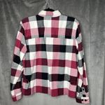 Christopher & Banks Christopher & Banks Womens Plaid Button Down Long Sleeve Shirt Top Medium Photo 4