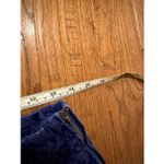 Anthropologie the essential skinny burnout velvet pant purple size 8 Photo 7