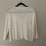 Boohoo Cream Bell Sleeve Ribbed Blouse Size 20-22 Photo 6