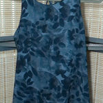 Old Navy  Active Black & Gray Leaf Print Workout Tank with Bra Photo 0
