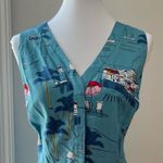 BODEN Dress 12 100% Cotton Resort Boho Beach RARE Riviera Mediterranean Seaside Blue Photo 4