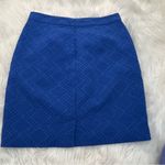 Banana Republic Mini Pencil Skirt Royal Blue Lace Photo 7