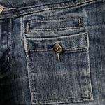 Dollhouse Y2K Vintage Dark Wash High Waist Blue Jean Shorts 9 Nautical Pin Up Photo 1