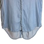 NYDJ Not Your Daughter’s Jeans Vara Indigo Sleeveless Chambray Top MCHM3463 XS Photo 4