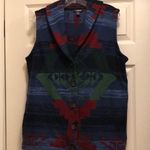 CHAPS Sweater Vest Aztec Tribal 1X Photo 0