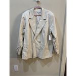 Good American Size 6 Bone The Boss Blazer 2.0 Double Breasted Stretch 3XL Photo 1
