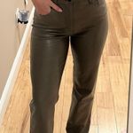 Abercrombie Leather Pants Size 28 Photo 0