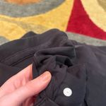 Lululemon Warm Down Jogger Pants 28” Joggers Black Cotton Terry Mid Rise Size 4 Photo 3