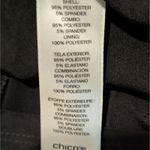 Chico's  2‎ Large 12 Halter Maxi Dress Long Black Blue Print Vacation Summer Photo 4