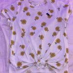 Abercrombie & Fitch sunflower pattern tied t-shirt Photo 0