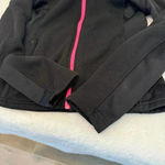 Spyder  Womens Jacket Small  Black Waffle Weave Knit Full Zip Casual Logo Photo 7