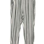 Marine layer  Alison Cropped Pants Stripe Dolphin Hem Women’s Size Small Photo 0