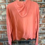 Sundry  neon orange ombré rainbow drawstring Coral Hoodie Photo 3