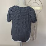 Madewell  • texture & thread peasant striped boxy top Photo 99