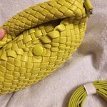 LMKids Fruit Green Woven Clutch with Removable Crossbody Strap Yellow Photo 5