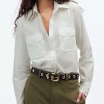 Madewell NWT Utility-Pocket Button-Up Shirt size 00 Photo 0