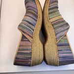 Dansko  Pro Clogs Slip On Shoes Womens 41/10.5 Multicolor Pastel Jute Wedge Heel Photo 3