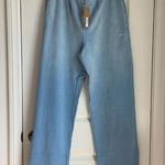 SKIMS French Terry Straight Leg Pant in Blue Bell, Size Small Photo 4