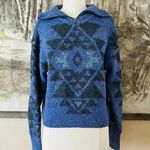 Pink Rose Front Half Zip Sweater Size Small EUC Photo 0