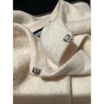 Karl Lagerfeld  Wool Blend Cardigan Two Toned Womens Small Zipper Accent Photo 5