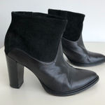 All Saints black leather and suede ankle booties 6 Photo 0