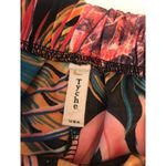 Tyche tropical elastic waist colorful shorts with pockets Pink Photo 3