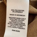 EXPRESS  Tan V-Neck Tie Crop Top Photo 5