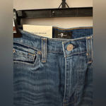 7 For All Mankind  Dojo Ultrahigh Waist Flare Leg Jeans in Piney Size 24 Photo 2