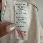 Pretty Little Thing  Plus Cream Linen Lace Up Back Crop Top Size US 14 NWT Photo 7