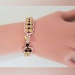 Juicy Couture Pam Gela Silver Toned Blue Beaded Bracelet Brand New with Tags Photo 2