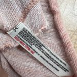 Free People Beach In A Hurry Hoodie Side Slit Pale Peach Pink Pullover One Size Photo 10