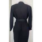 Moda International Black Vintage Long Sleeve Dress Photo 3