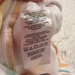 Loft  A-Line Mini Skirt Rainbow Metallic Stripes Photo 6