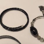 Lot Of 3 Women’s Dainty Stretchy Spiral Costume Beaded Bracelets Photo 4