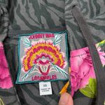 Johnny Was Blooming Breeze Pullover Hoodie Camo Grey Black Sz XS Boho Casual EUC Photo 6