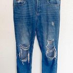 Top Shop Moto Distressed Button Fly Skinny Jeans Photo 0